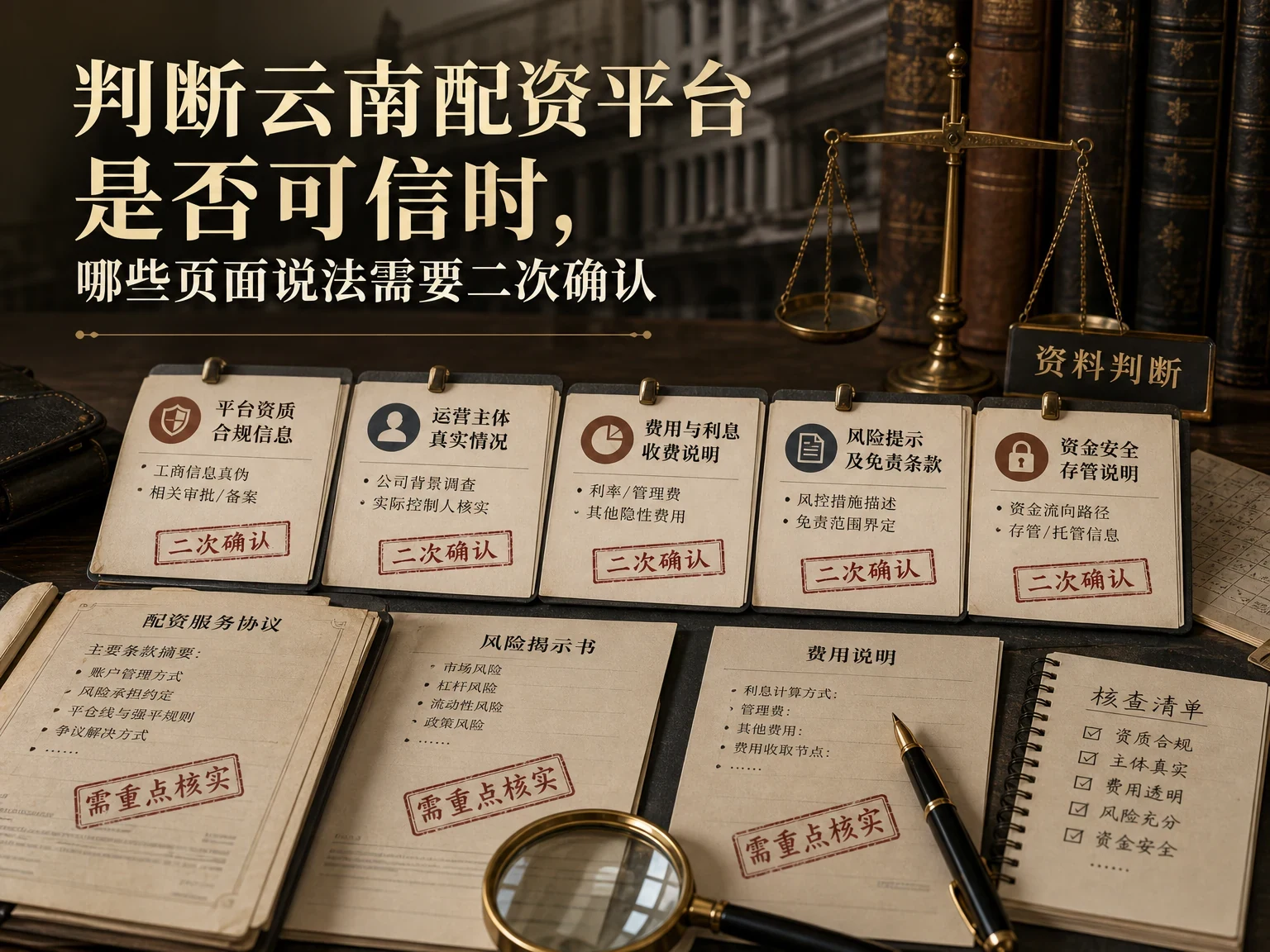 判断云南配资平台是否可信时，哪些页面说法需要二次确认 插图